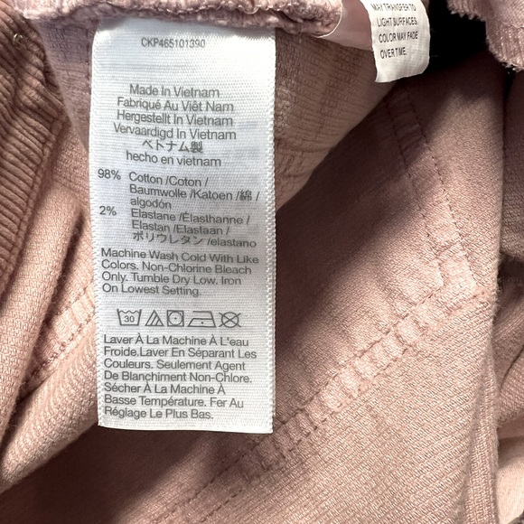 Madewell Corduroy Perfect Vintage Straight Jeans, 31T - Picture 5 of 7